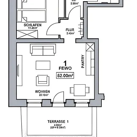 Apartment Strandeins Seestern Rerik